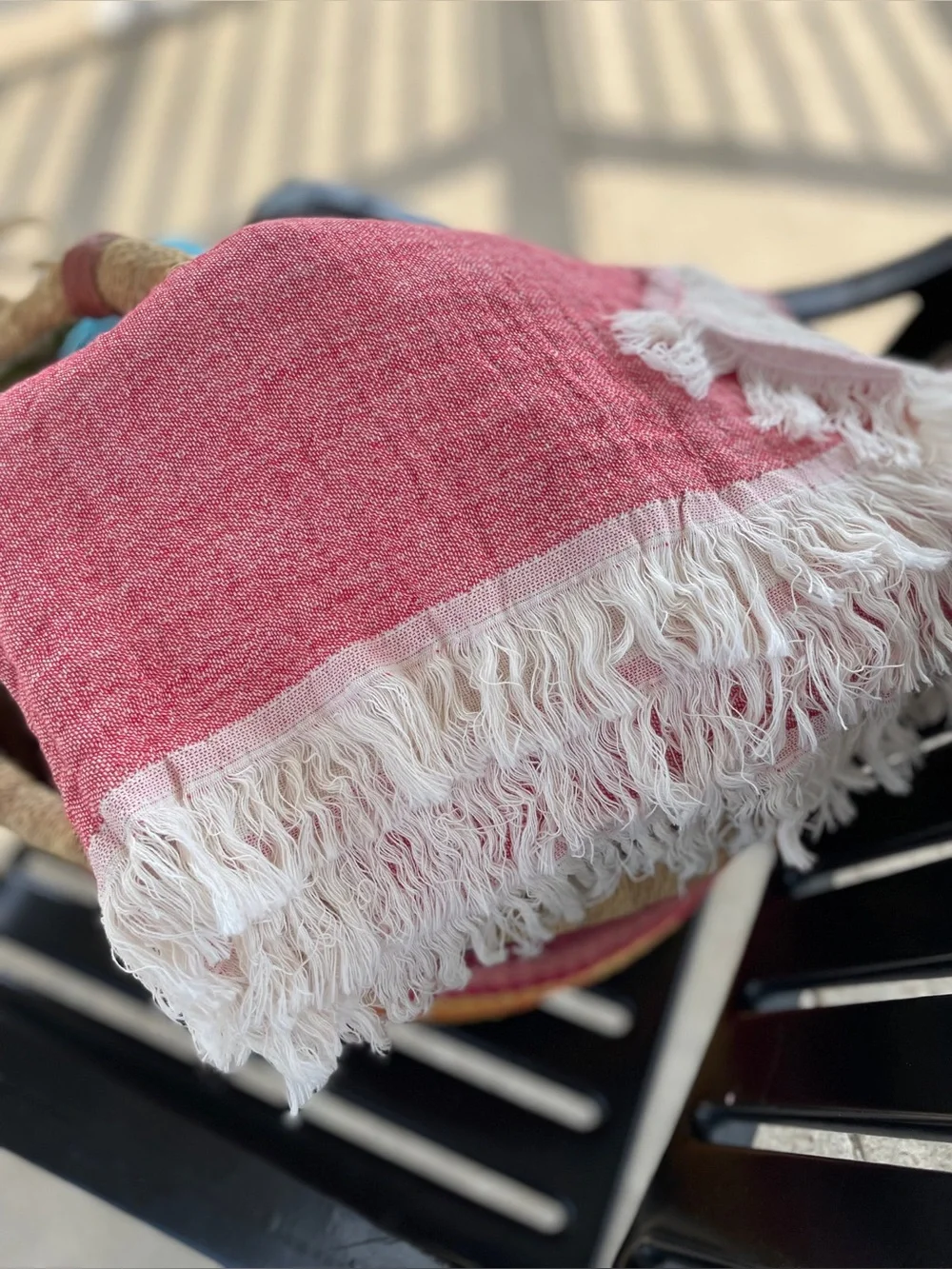 Muslin Towel Red